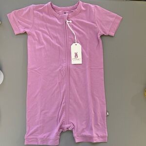 Bumbunny Bamboo union suit single zip pajamas new 4T